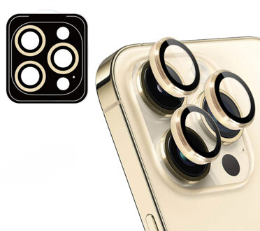 Imoshion 2 Pack Camera lens protector voor de Apple iPhone 14 Pro / 14 Pro Max - Goud