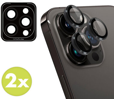 Imoshion 2 Pack Camera lens protector voor de Apple iPhone 14 Pro / 14 Pro Max - Grijs