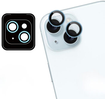 Imoshion 2 Pack Camera lens protector voor de Apple iPhone 15 / 15 Plus - Blue Blauw