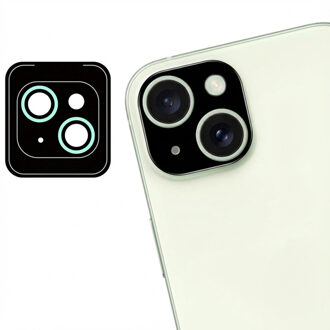 Imoshion 2 Pack Camera lens protector voor de Apple iPhone 15 / 15 Plus - Green Groen