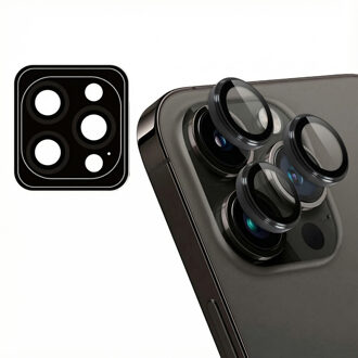 Imoshion 2 Pack Camera lens protector voor de Apple iPhone 15 Pro / 15 Pro Max - Zwart