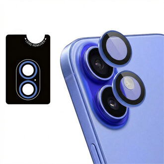 Imoshion 2 Pack Camera lens protector voor de Apple iPhone 16 / 16 Plus - Ultramarine Blauw