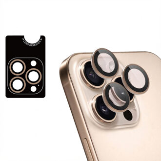 Imoshion 2 Pack Camera lens protector voor de Apple iPhone 16 Pro / 16 Pro Max - Desert / Titanium Beige