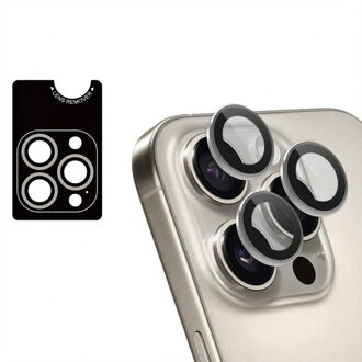 Imoshion 2 Pack Camera lens protector voor de Apple iPhone 16 Pro / 16 Pro Max - Natural / Titanium Grijs