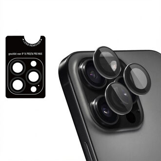 Imoshion 2 Pack Camera lens protector voor de Apple iPhone 16 Pro / 16 Pro Max - Zwart / Titanium