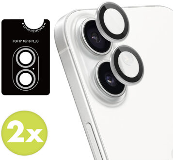 Imoshion 2 Pack Camera lens protector voor de Apple iPhone 17 / 16 / 16 Plus - Wit
