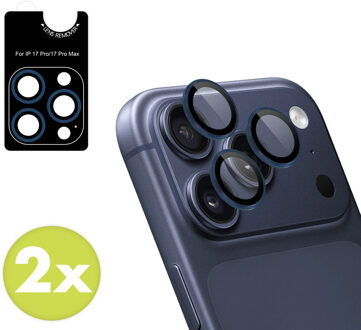 Imoshion 2 Pack Camera lens protector voor de Apple iPhone 17 Pro / 17 Pro Max - Dark Blue Donkerblauw