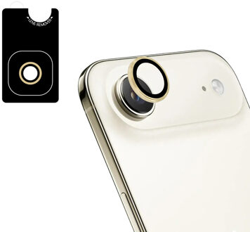 Imoshion 2 Pack Camera lens protector voor de Apple iPhone Air - Light Gold Goud