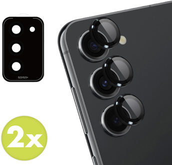 Imoshion 2 Pack Camera lens protector voor de Samsung Galaxy S23 / S23 Plus - Zwart