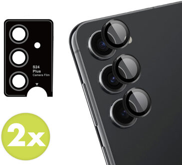 Imoshion 2 Pack Camera lens protector voor de Samsung Galaxy S24 Plus - Zwart