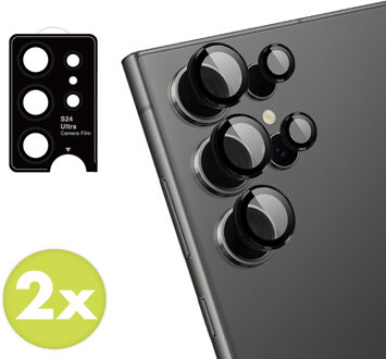 Imoshion 2 Pack Camera lens protector voor de Samsung Galaxy S24 Ultra - Zwart