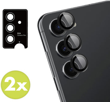 Imoshion 2 Pack Camera lens protector voor de Samsung Galaxy S24 - Zwart