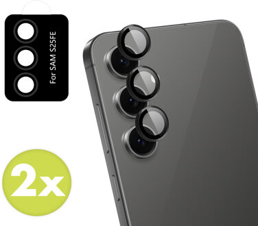 Imoshion 2 Pack Camera lens protector voor de Samsung Galaxy S25 FE - Zwart