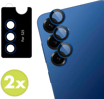 Imoshion 2 Pack Camera lens protector voor de Samsung Galaxy S25 - Navy Blauw