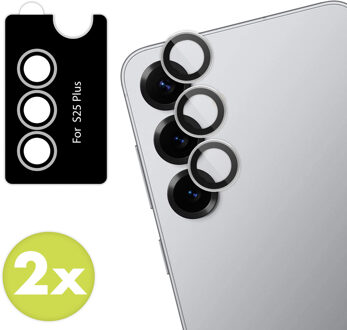 Imoshion 2 Pack Camera lens protector voor de Samsung Galaxy S25 Plus - Silver Shadow Zilver