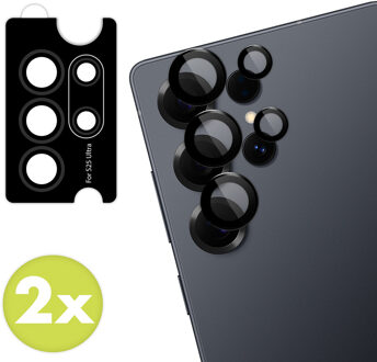 Imoshion 2 Pack Camera lens protector voor de Samsung Galaxy S25 Ultra - Titanium Black Zwart