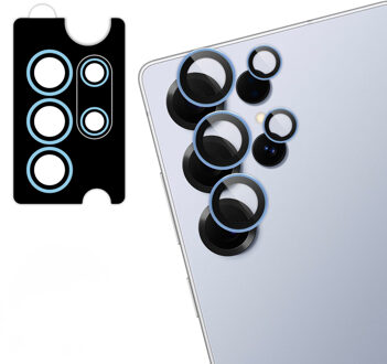 Imoshion 2 Pack Camera lens protector voor de Samsung Galaxy S25 Ultra - Titanium Silverblue Blauw