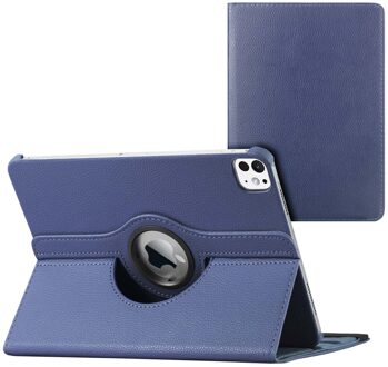 Imoshion 360° draaibare Bookcase voor de Apple iPad 11 (2025) 11 inch A16 / iPad 10 (2022) 10.9 inch - Donkerblauw