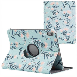 Imoshion 360° Draaibare Design Bookcase voor de Apple iPad 11 (2025) 11 inch A16 / iPad 10 (2022) 10.9 inch - Flowers Meerkleurig