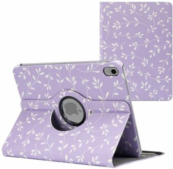 Imoshion 360° Draaibare Design Bookcase voor de Apple iPad 11 (2025) 11 inch A16 / iPad 10 (2022) 10.9 inch - Lavender Flowers Meerkleurig