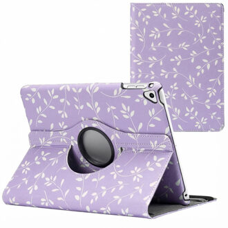 Imoshion 360° Draaibare Design Bookcase voor de Apple iPad 6 (2018) 9.7 inch / iPad 5 (2017) 9.7 inch / Air 2 (2014)/Air 1 (2013) - Lavender Flowers Meerkleurig