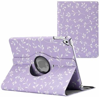 Imoshion 360° Draaibare Design Bookcase voor de Apple iPad 6 (2018) 9.7 inch / iPad 5 (2017) 9.7 inch / Air 2 (2014)/Air 1 (2013) - Lavender Flowers Meerkleurig