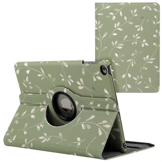 Imoshion 360° Draaibare Design Bookcase voor de Apple iPad 6 (2018) 9.7 inch / iPad 5 (2017) 9.7 inch - Green Flowers Meerkleurig - 10.9