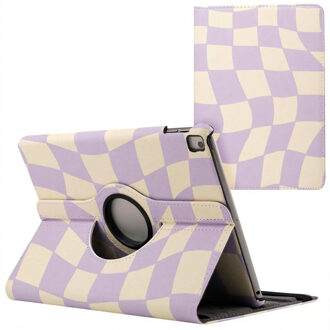 Imoshion 360° Draaibare Design Bookcase voor de Apple iPad 9 (2021) 10.2 inch / iPad 8 (2020) 10.2 inch / iPad 7 (2019) 10.2 inch - Dancing Cubes Meerkleurig