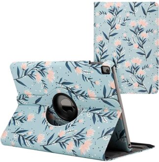 Imoshion 360° Draaibare Design Bookcase voor de Apple iPad 9 (2021) 10.2 inch / iPad 8 (2020) 10.2 inch / iPad 7 (2019) 10.2 inch - Flowers Meerkleurig