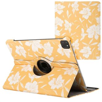 Imoshion 360° Draaibare Design Bookcase voor de Apple iPad Air 13 inch (2025) M3 / (2024) M2 - Yellow Flowers Meerkleurig