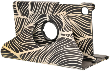 Imoshion 360° Draaibare Design Bookcase voor de Samsung Galaxy Tab A7 Lite - Golden Leaves Goud - 10.4