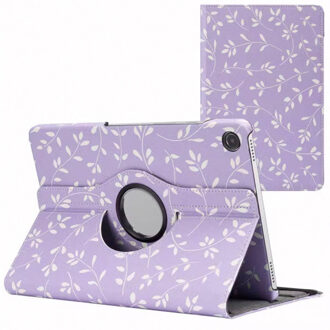 Imoshion 360° Draaibare Design Bookcase voor de Samsung Galaxy Tab A9 Plus - Lavender Flowers Meerkleurig - 11