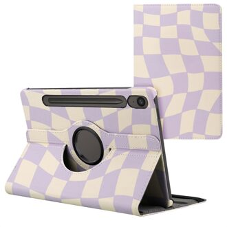 Imoshion 360° Draaibare Design Bookcase voor de Samsung Galaxy Tab S10 Lite / S10 FE / S9 FE - Dancing Cubes Meerkleurig - 10.9