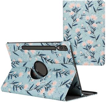 Imoshion 360° Draaibare Design Bookcase voor de Samsung Galaxy Tab S10 Plus / Tab S9 FE Plus / Tab S9 Plus - Flowers Meerkleurig - 12.4