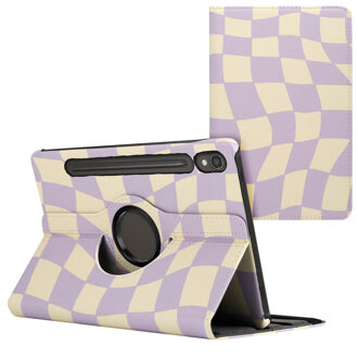 Imoshion 360° Draaibare Design Bookcase voor de Samsung Galaxy Tab S9 11.0 inch - Dancing Cubes Meerkleurig