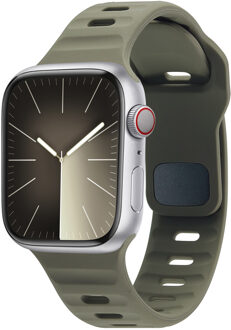 Imoshion Active Sport siliconenbandje voor de Apple Watch | 38/40/41/42 mm - Blackish Green Groen - 42 mm