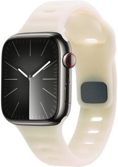 Imoshion Active Sport siliconenbandje voor de Apple Watch | 44/45/46/49 mm - Glow in the Dark Beige - 49 mm