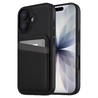 Imoshion Backcover met kaarthouder en stand voor de Apple iPhone 17 - Zwart