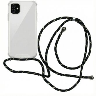 Imoshion Backcover met koord iPhone 11 hoesje - Zwart Goud