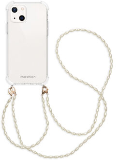 Imoshion Backcover met koord + armband - Parels voor de Apple iPhone 13 - Transparant