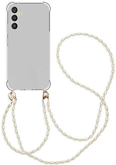 Imoshion Backcover met koord + armband - Parels voor de Samsung Galaxy A34 (5G) - Transparant