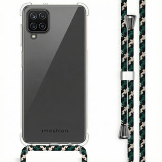 Imoshion Backcover met koord Samsung Galaxy A12 hoesje - Groen