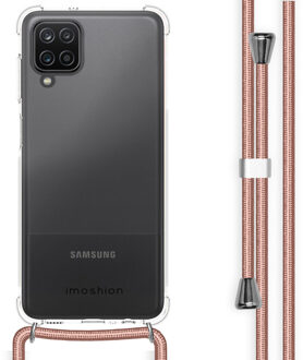 Imoshion Backcover met koord Samsung Galaxy A12 hoesje - Rosé Goud