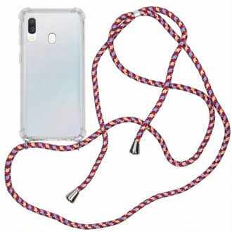 Imoshion Backcover met koord Samsung Galaxy A40 hoesje - Paars