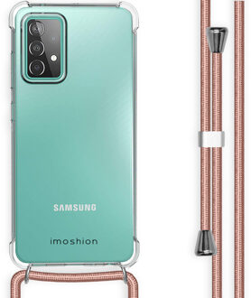 Imoshion Backcover met koord Samsung Galaxy A52 (5G) / A52 (4G) hoesje - Rosé Goud