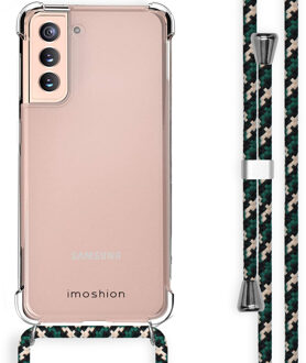 Imoshion Backcover met koord Samsung Galaxy S21 hoesje - Groen