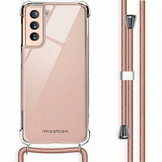 Imoshion Backcover met koord Samsung Galaxy S21 hoesje - Rosé Goud