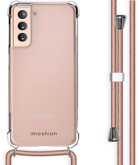 Imoshion Backcover met koord Samsung Galaxy S21 hoesje - Rosé Goud