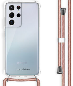 Imoshion Backcover met koord Samsung Galaxy S21 Ultra hoesje - Rosé Goud