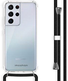Imoshion Backcover met koord Samsung Galaxy S21 Ultra hoesje - Zwart